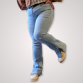 Light Wash Flared Jeans