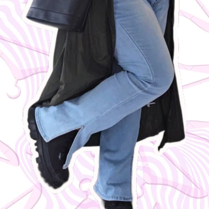 Light Wash Flared Jeans